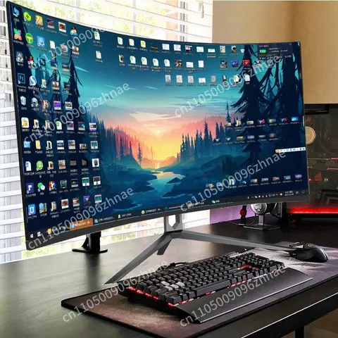 27 inch curved gaming monitor 2K high definition 144Hz refresh rate