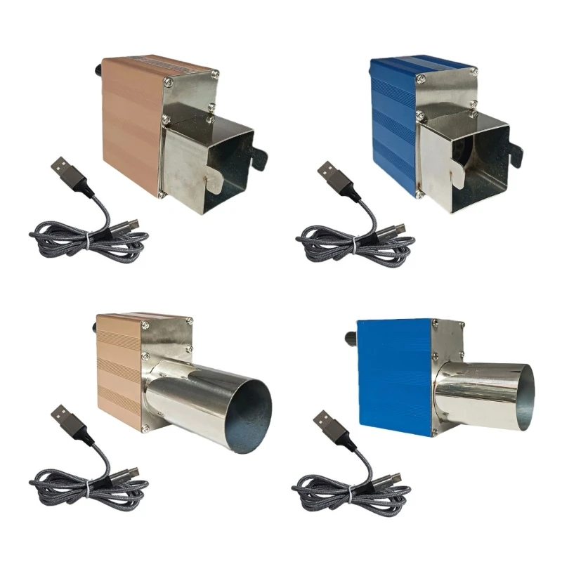 BBQ Fan Air Blower Large Airflows 5V USB Variable Speed Controller Barbecue Fan