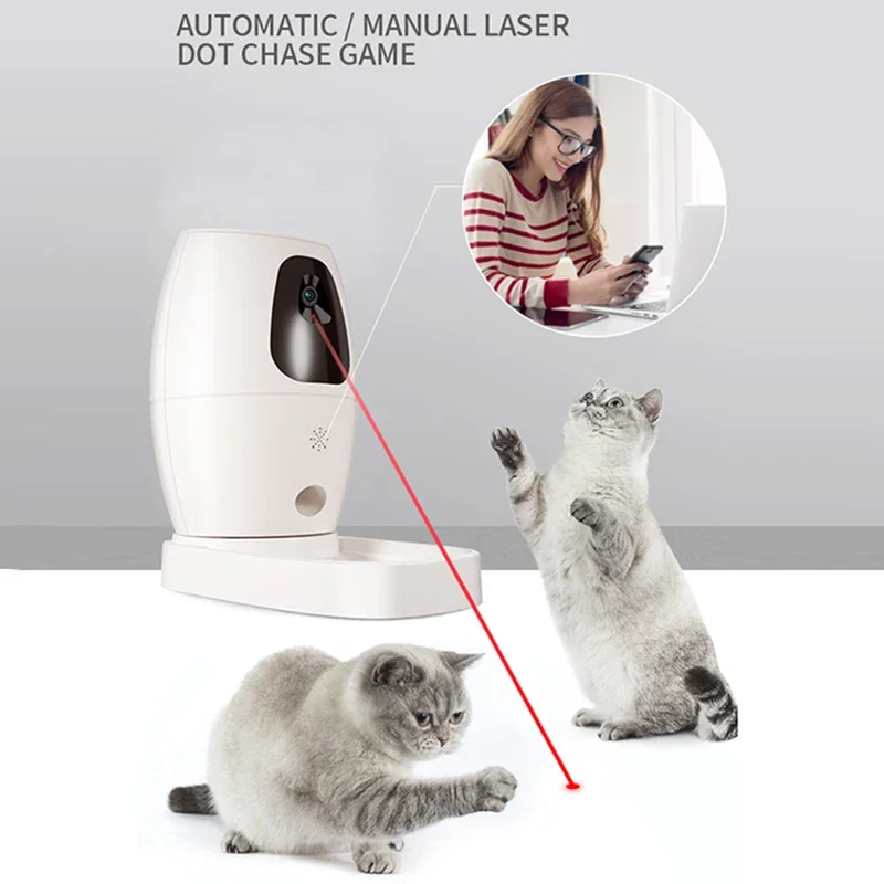 Wholesale wifi smart cat bowl dish dog feeder automatic pet food dispenser with camera