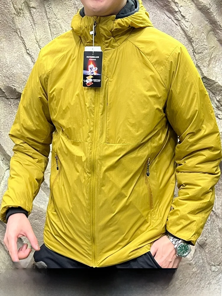 

Молодежная легкая мужская хлопковая куртка с капюшоном, ветрозащитная, водонепроницаемая, утепленная, с принтом «летящие птицы», повседневная, с длинными рукавами