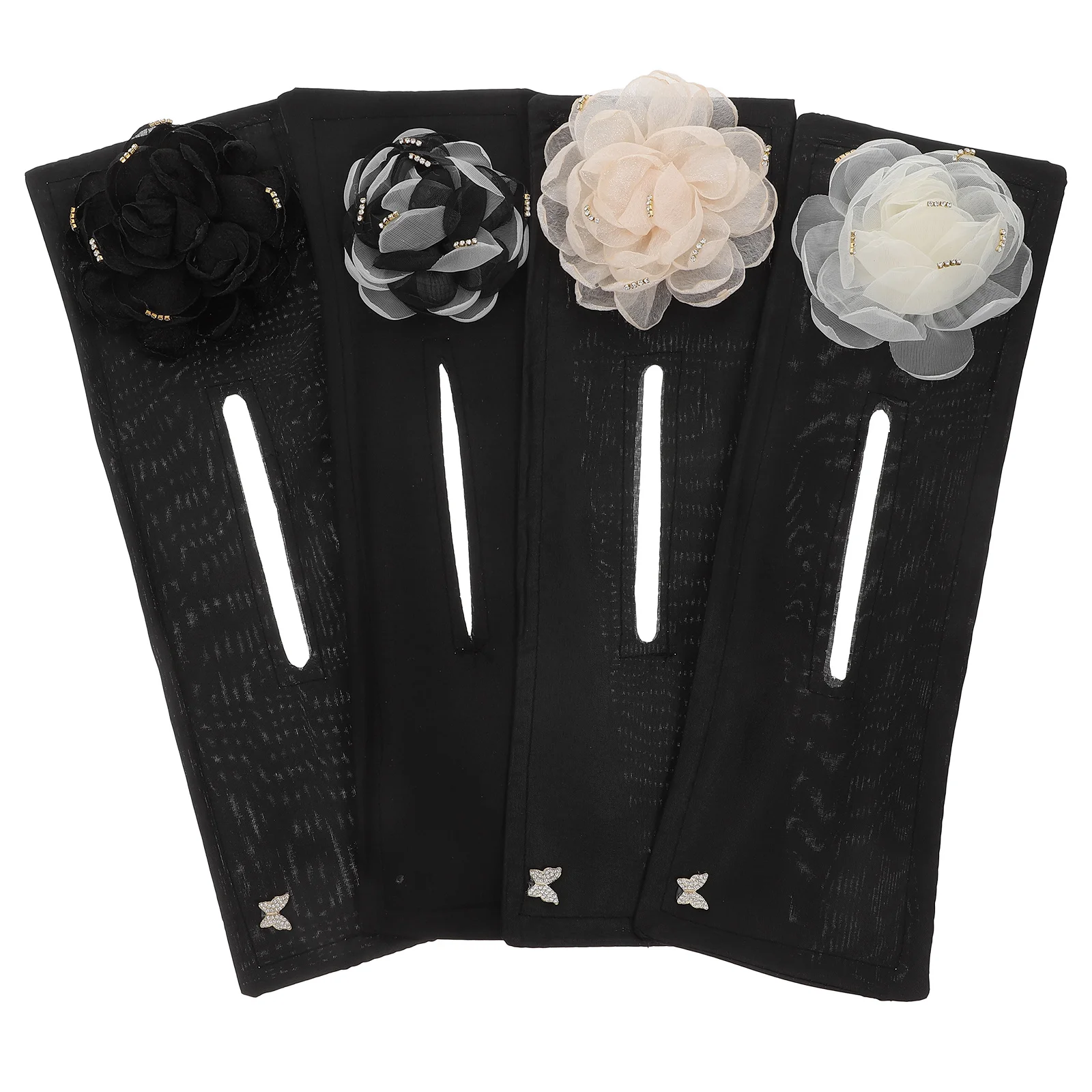

4pcs Bun Donut Former Twisted Hair Bun Shaper Styling Tool For Women Yoga Pilates Hair Party Prom