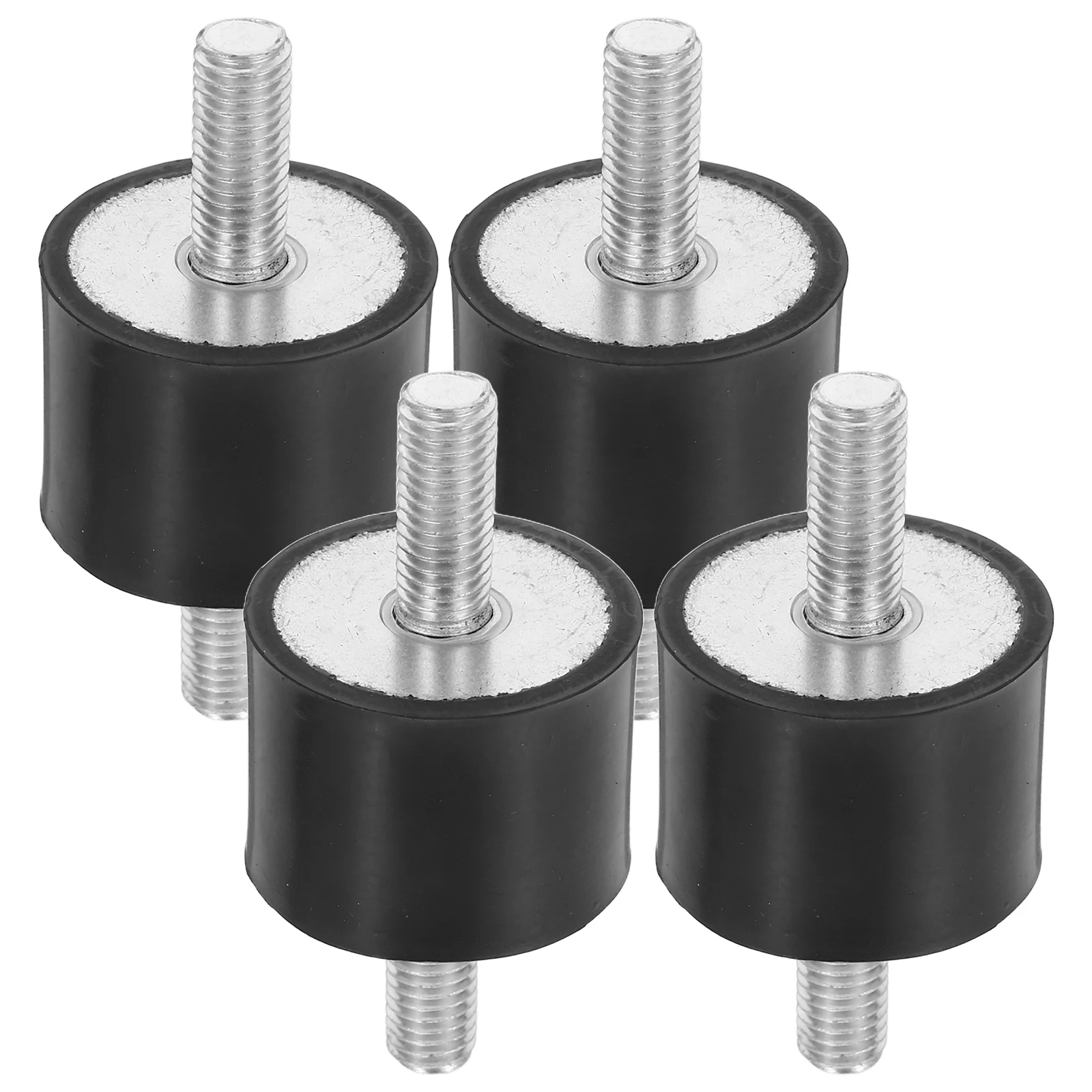

4pcs Silent Block M10 Double Screw Anti-Vibration Shock Absorber Studs Noise Reduction Cylindrical For Car Boat Axles Anti-Shock