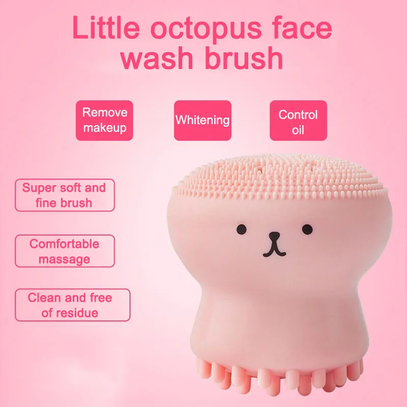 سيليكون الوجه الغسيل تدليك الوجه فرشاة العناية بالبشرة المسام الأنظف فرشاة التنظيف العميق مقشر أداة XJS02 #2