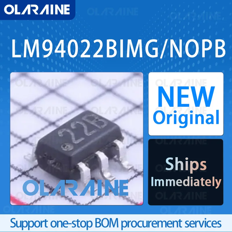 

5/10/100Pcs LM94022BIMG/NOPB SC70-5 original ic chip A temperature sensor is mounted on the board RoHS Voltage - 5.5 V