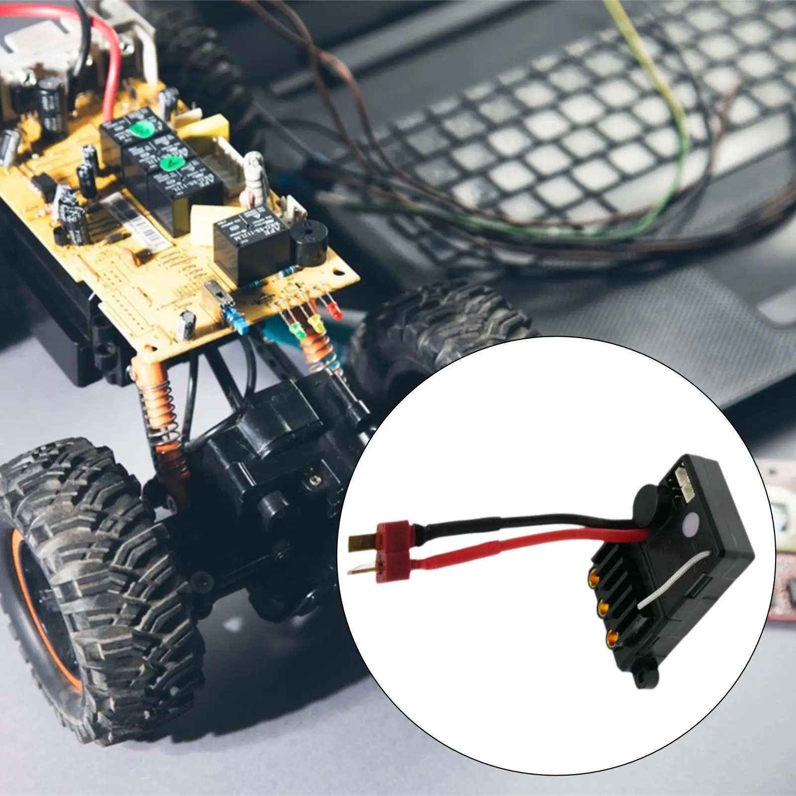 RC Car Brushless ESC Men High Performance Practical Supplies Upgrade Part RC Accessory Speed Controller for Scy18101 1:18 RC Car