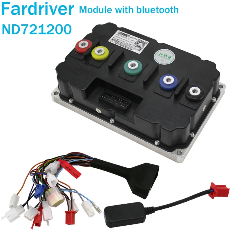 

Nanjing Fardriver ND721200 500A DC sine wave electric scooter motorcycle car Bluetooth programming debugging motor controller