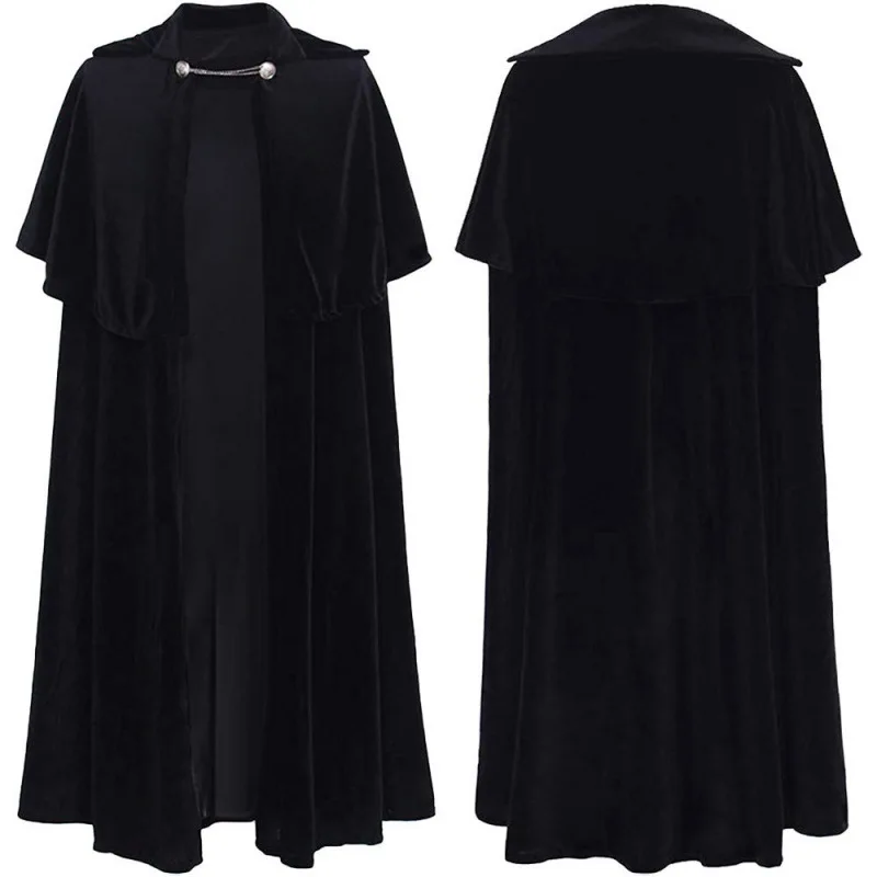 Roupão de Veludo Dou para loween, Fsia de Deus da Morte, Estilo de Caviro Vampiro, Traje Tradicional F p...
