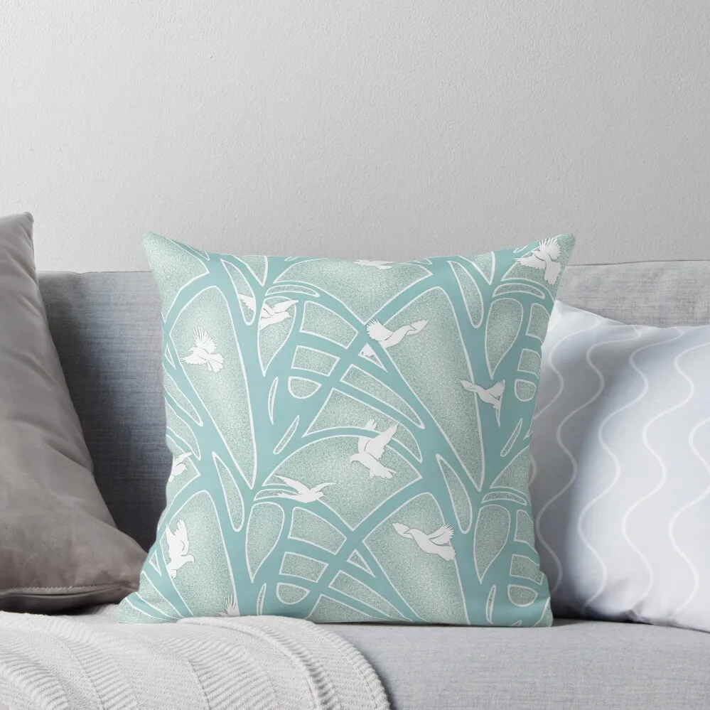 

Calming Breeze Aqua Throw Pillow Cushions Marble Cushion Cover Rectangular Cushion Cover Cushion Child pillow