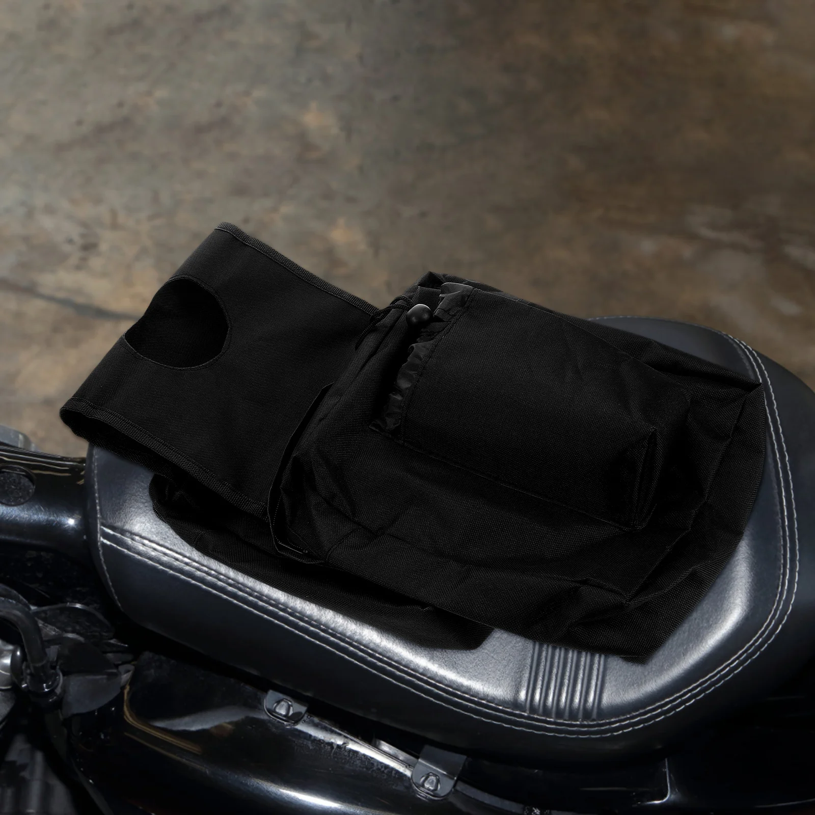 

Dual Pockets Waterproof Motorcycle Storage 600D Oxford Fabric Tank Bag For Atv Utv Snowmobiles Tool Case Saddle Bag Rear Front