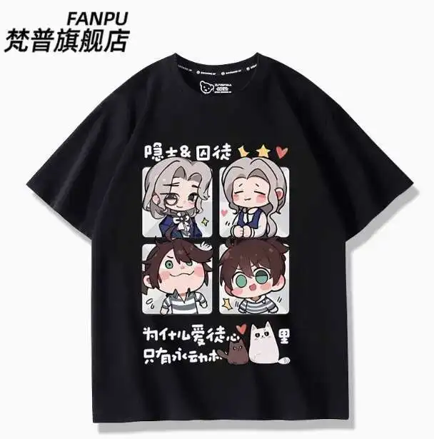 

Anime Identity Ⅴ Luca Balsa Short Sleeve T-Shirt Summer Cosplay Costume Casual Student Loose Tops anime