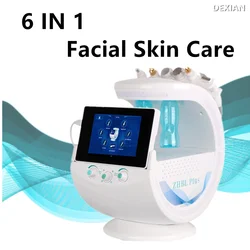 6 In 1 Hydro Facial Machine Professional Ultrasonic Skin Rejuvenation Dermabrasion Clean Hyperbaric Oxygen Facial SPA Machine