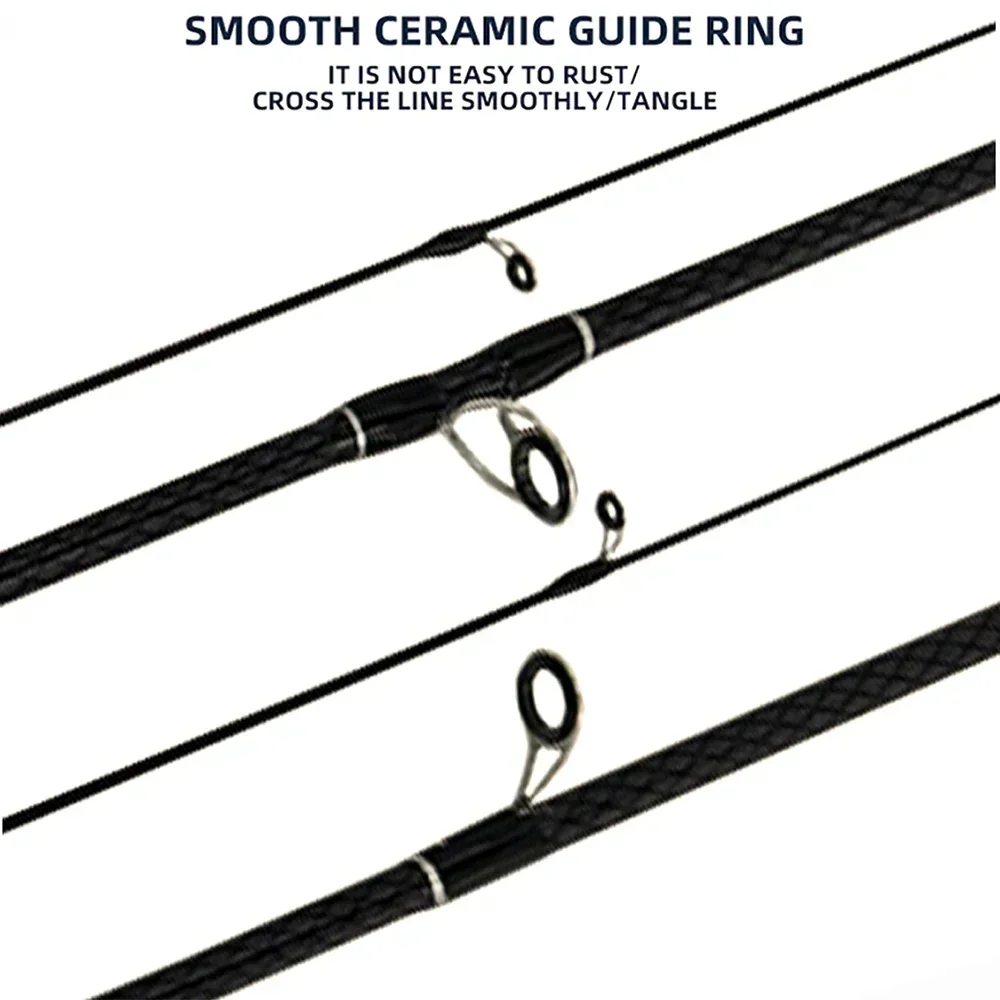 UL الصيد رود ألياف الكربون 1.8 متر 1.68 متر 2 قسم ل baitcast الصيد خفيفة إغراء سمك السلمون المرقط القطب الغزل/اختبار الصب 0.5-8 جرام #3