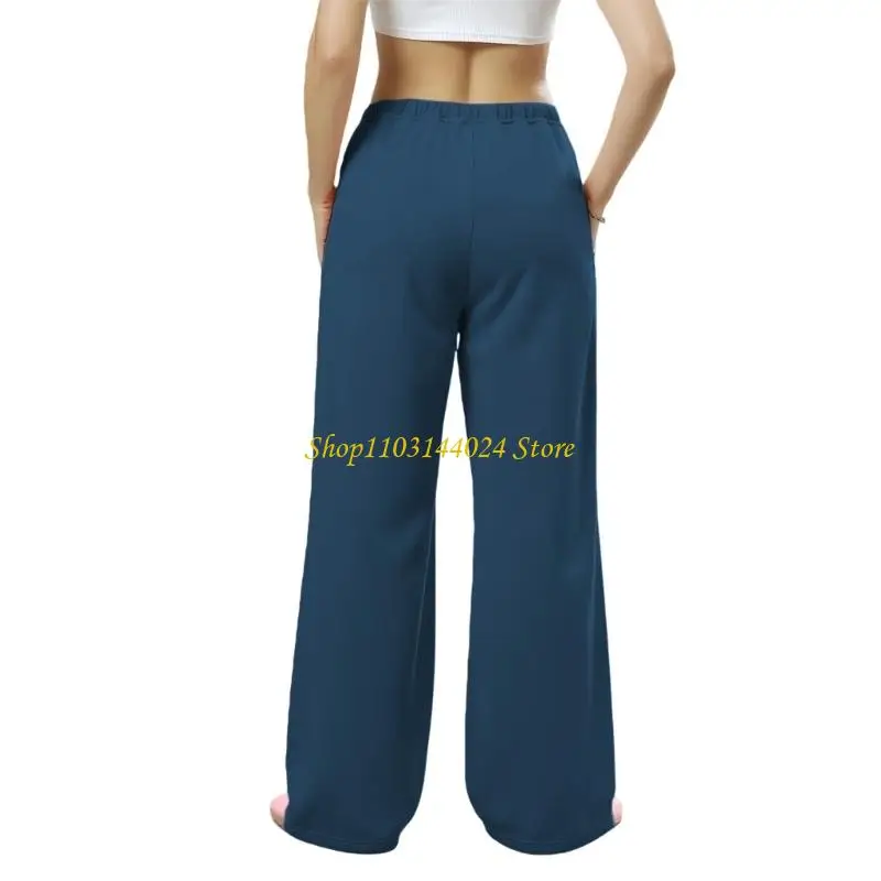 

N5KE Женские повседневные спортивные штаны с широкой талией и функциональными карманами на талии, зимние