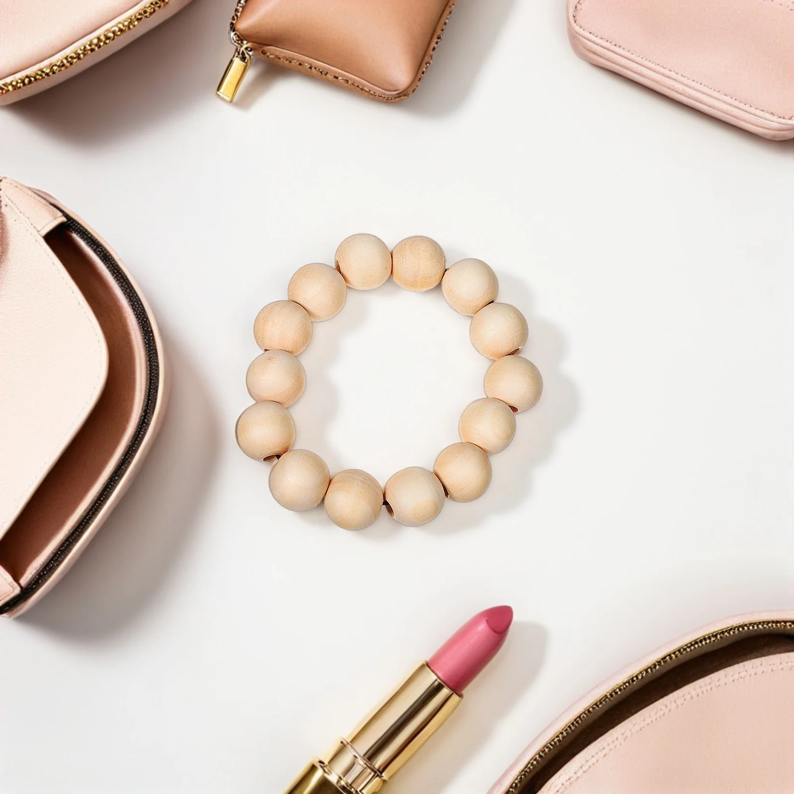 

300Pcs Wood Beads Round 20Mm Natural Unfinished Loose Beads for DIY Crafts Jewelry Making Garland Farmhouse Decor Supplies