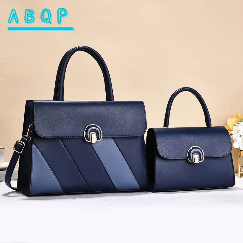 Women's Handbag Luxury Brand 2-piece Set Women's Shoulder Crossbody Bag Stitching Colorful Fashion Women's Bag Large Capacity