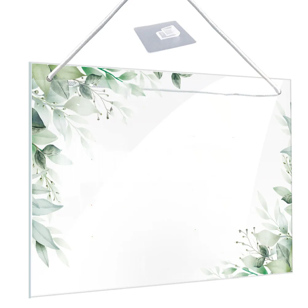 

Hanging Acrylic Hanging Write Blank Planning Whiteboard Erase Board Blank Planner Memo Schedule Message Board Office Wall Mount