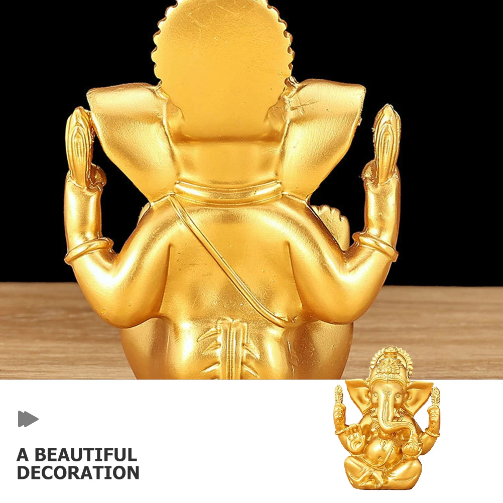 

Statue of The Elephant God Decorative Goddess Resin Statues for Home Small Sculpture