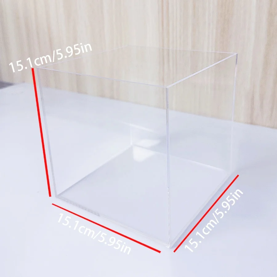 clear transparent acrylic mini table turtle, shrimp, goldfish,seaweed aquaculture tank small table fish tank