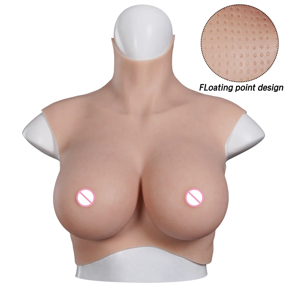 EYUNG 8th New Upgraded Top Quality Realistic Silicone Breast Forms With Bloodshot Design Chest Cosplay Drag Queen Cross-Dressing