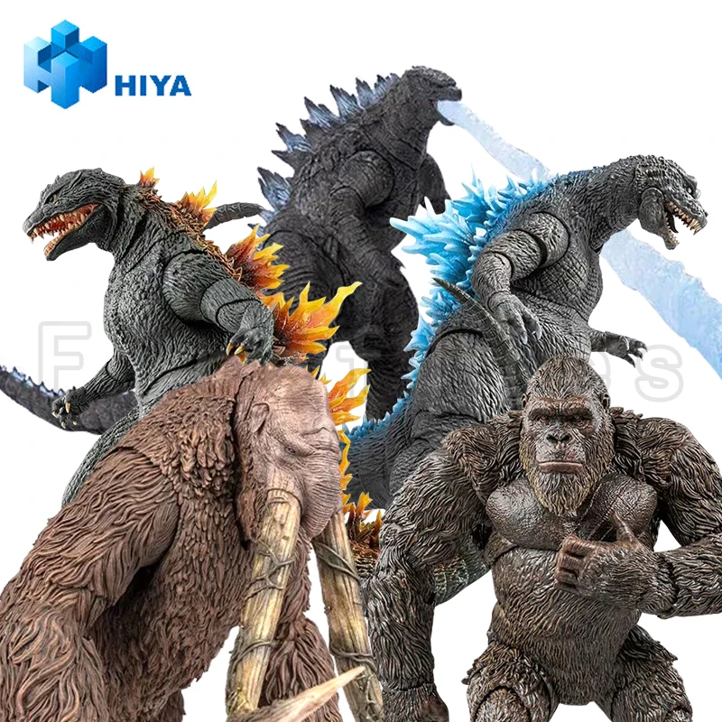 18CM HIYA 7 pulgadas figura de acción exquisita serie básica Godzilla x Kong Godzilla Godzilla 2014 calavera Crawler Shimo Muto Anime