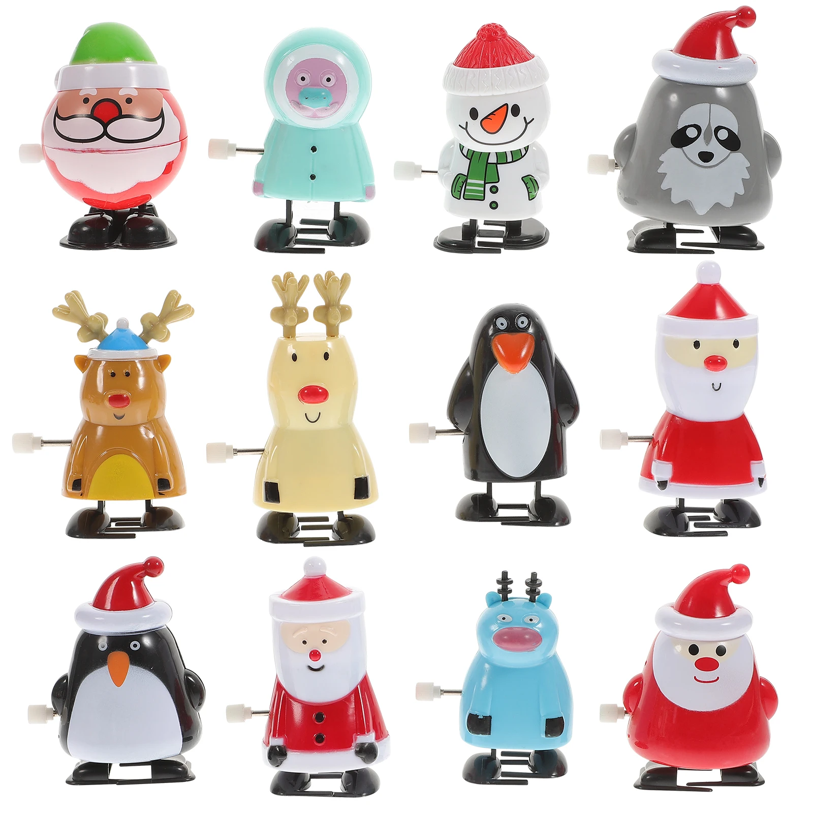 

Christmas Wind Up Toys Walking Santa Claus Elk Penguin Snowman Clockwork Toy Home Decor Christmas Decorations 2025 New Year Gift