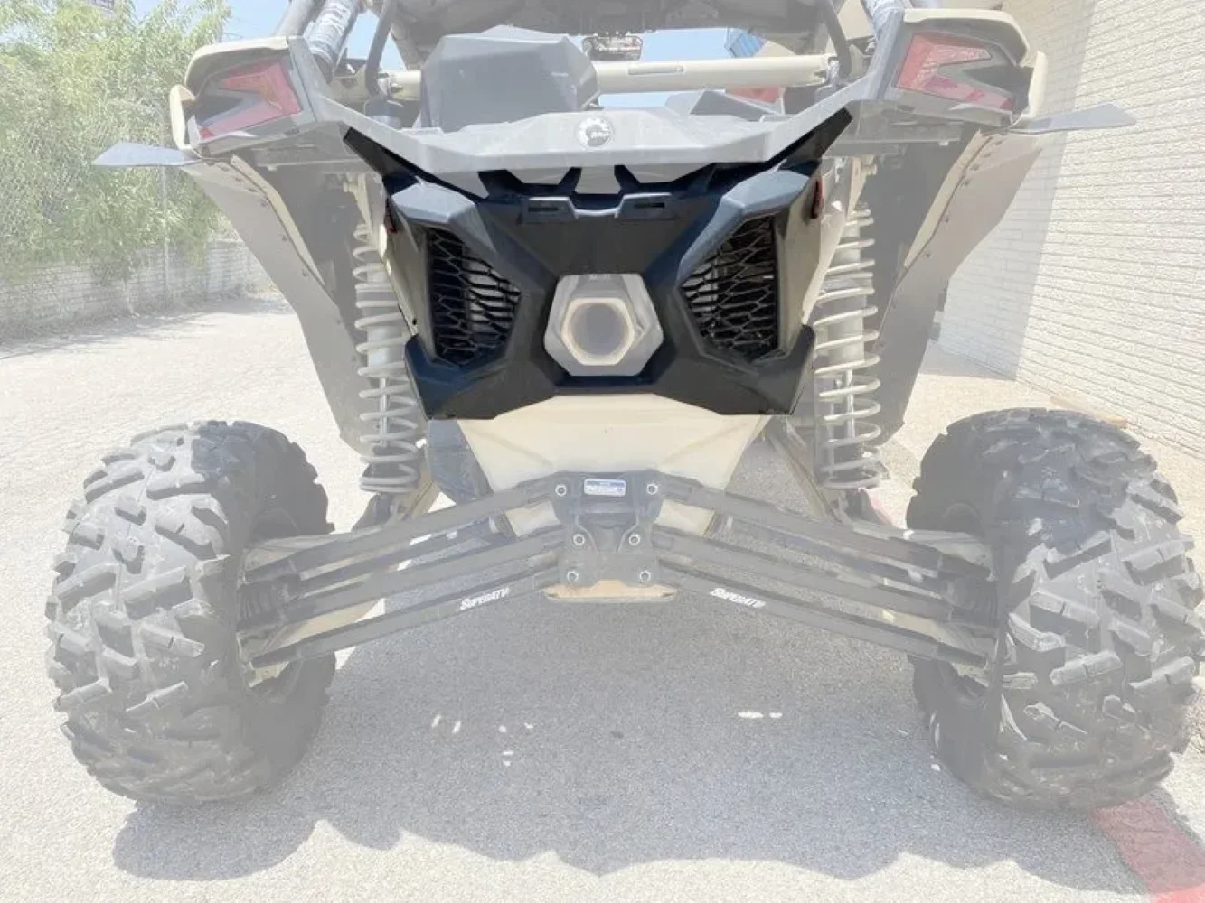 Heavy Duty Matte Black ABS Rear Bumper Fascia Cover Panel for Can-Am Maverick X3/XDS/XRS 1000 (2017-2021)