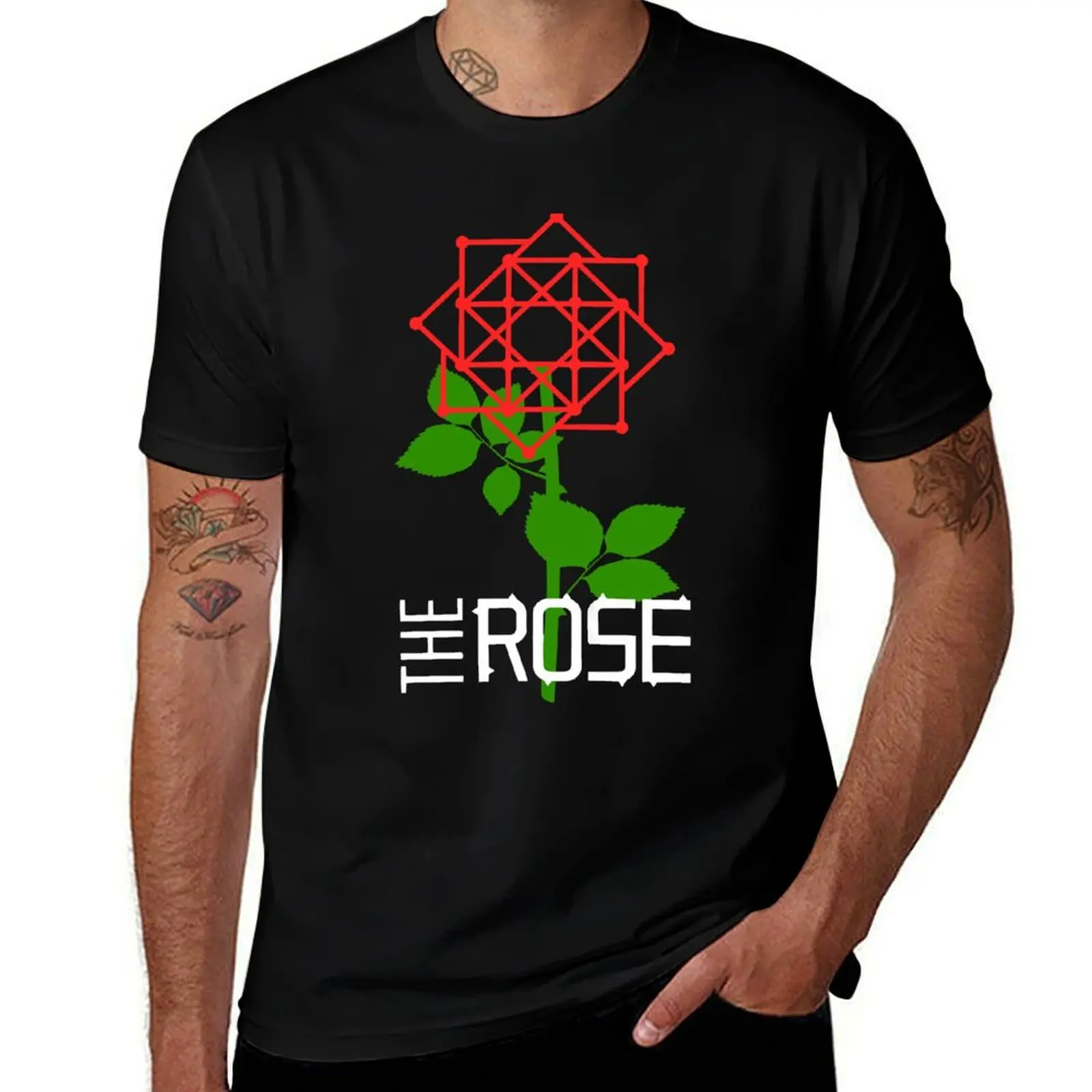 

THE ROSE - LOGO T-Shirt Cool Feeling Summer Tee Shirt