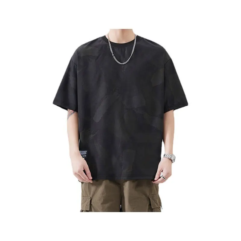 

Japanese t-shirt short-sleeved men's summer printed loose half-sleeved bottoming shirt with t-shirt