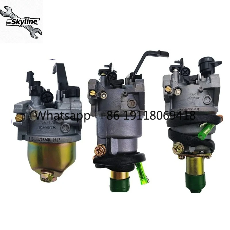 generator parts 2/3kw5/6.5/8 kW hand/automatic 168/188F unit carburetor