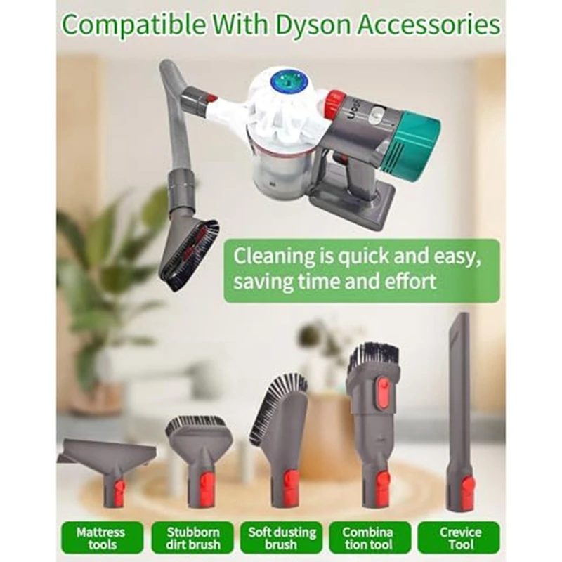 Ersatz schlauch anschluss für Dyson v15, v11, v10, v8, v7 Staubsauger mit flexiblem Anschluss düsen verlängerung schlauch