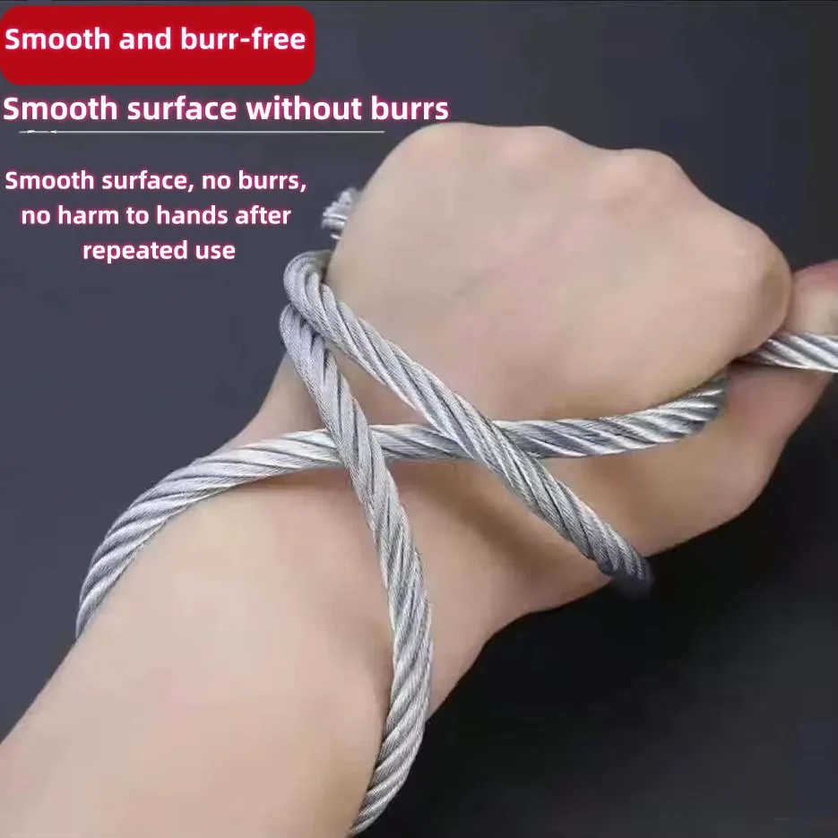 2.5mm Ideal Security SK7112 Garage Door Extension Cable Kit 2 Galvanized Steel Braid Cables, S Hooks