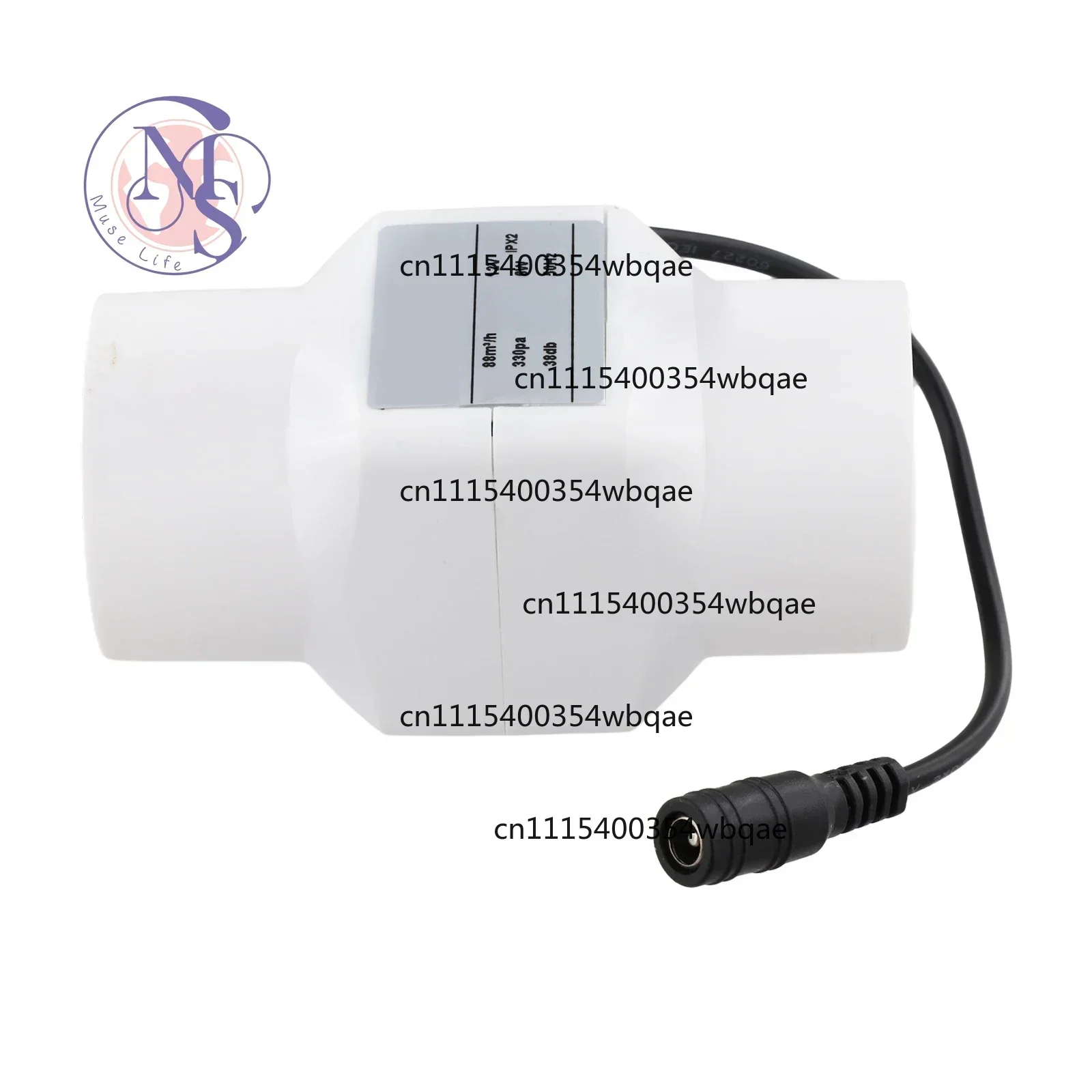 ZOCI-FOR-1Pcs 50mm 60mm Duct Inline Exhaust Fan 12V 6W Powerful Blower For Bathroom Indoor Air Vent Replacement Part