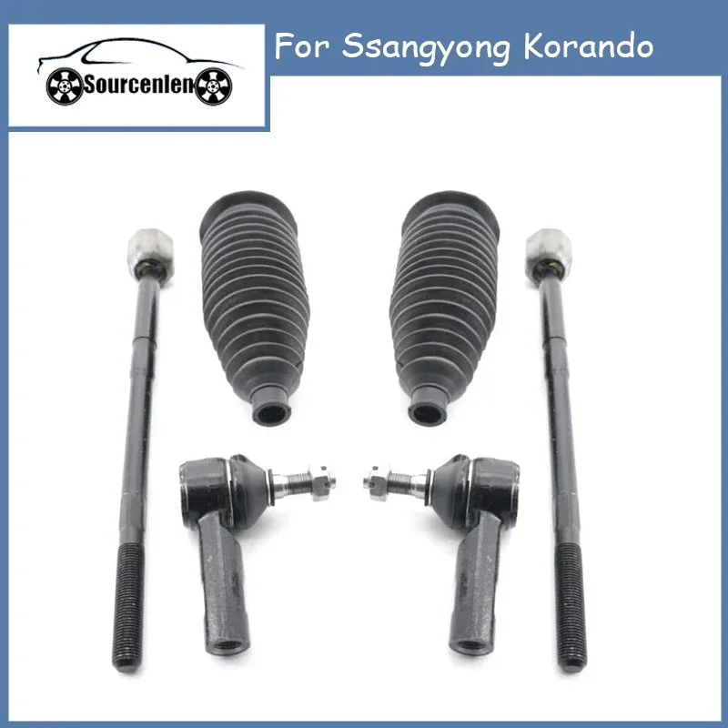 1Pcs New Genuine Tie Rod End Assy 4655034000 4666034000 466KT34000 For Ssangyong Korando 46550-34000 46660-34000