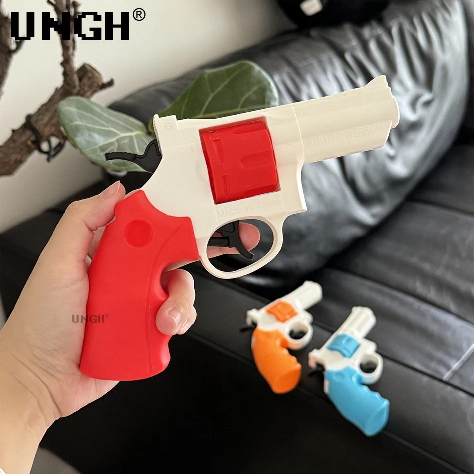 UNGH Manual Water Gun Revolver Summer Swimming Pool Beach Water Battle Play Fighting Game Outdoor Toy for Children Boy Kids