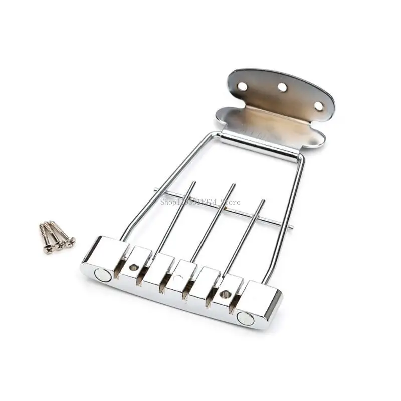 Short Guitar Bridge Tailpiece 6 String Electric Guitar Trapeze Tailpiece Bridge