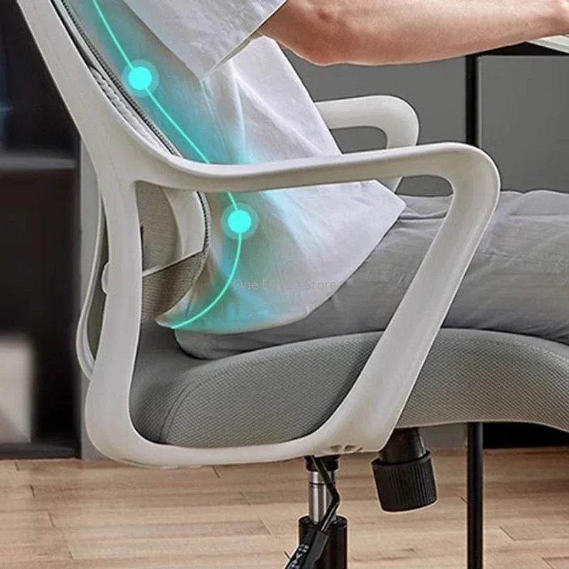 Kursi meja kantor ergonomis, kursi sifon kantor Gamer ringan untuk permainan