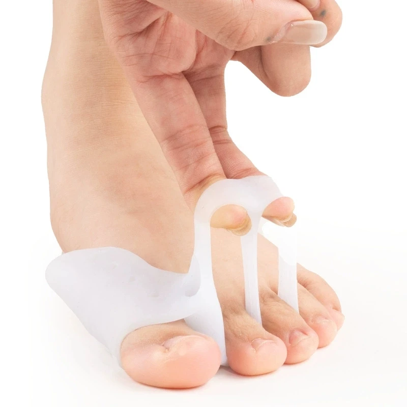 1/5/10Pair Silicone Hammer Toe Overlap Separators Stretchers Thumb Orthopedic Improvement For Inversion Finger Separator Big Toe