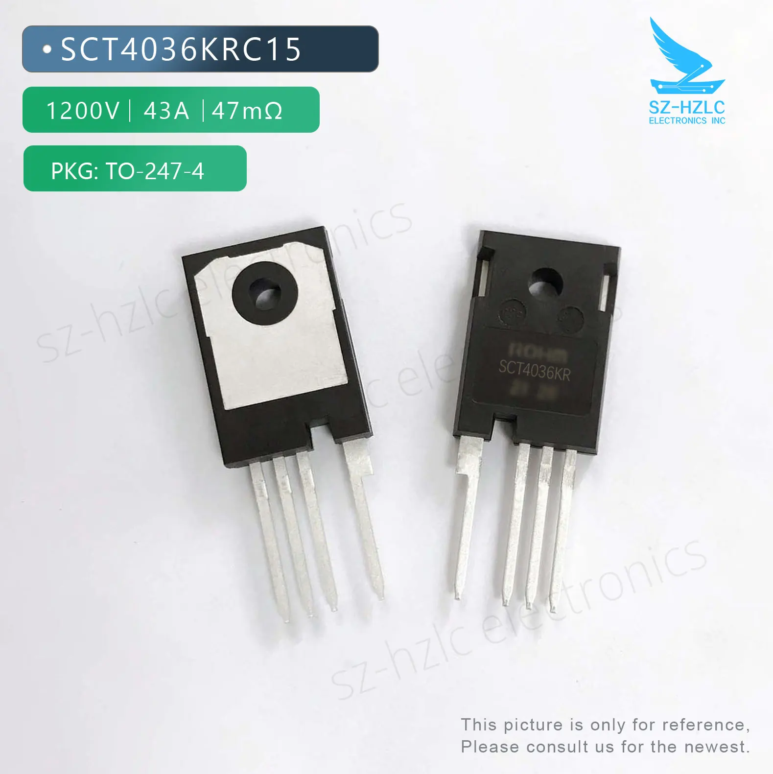 

SCT4036KRC15 SICFET Nmos 1200V 43A 47mΩ TO-247-4