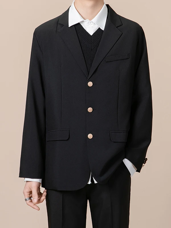 

Новый китайский мужской костюм-пиджак для повседневной носки и свадебных церемоний, в стиле Тан, модный брендовый молодежный пиджак-чжунган, популярная верхняя одежда