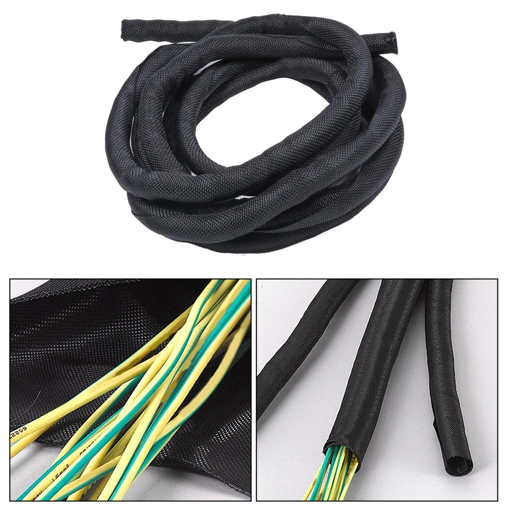 Cable Management Cable Management System High-Temp Wire Wrap Expandable Cable Sleeve Abrasion Resistant Fire Resistant