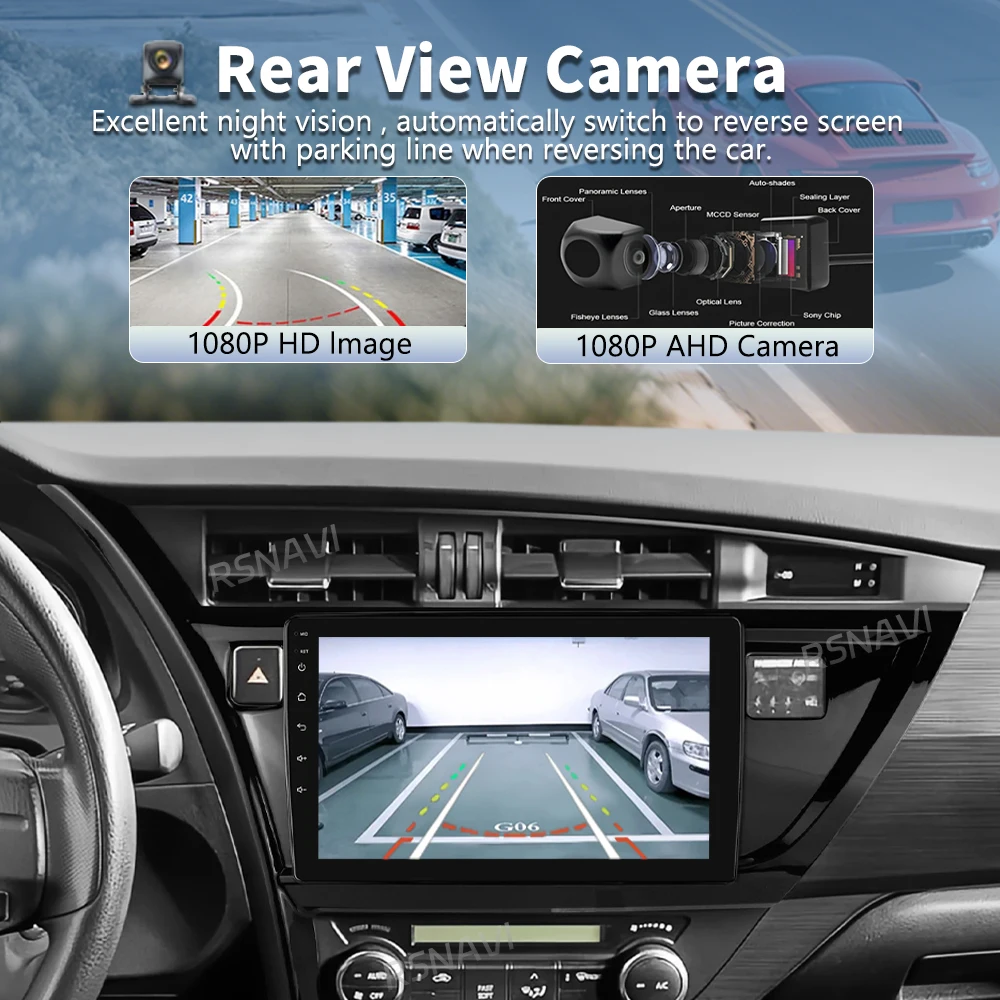 Android 15 Car Radio For Toyota Corolla Auris 2017 2018 Wireless Carplay Android Auto Car Stereo Multimedia Player 4G Wifi 2 Din