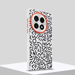 OnePlus13 Case For OnePlus 13 High Quality PU Leather Colorful Painting Protective Shockproof Cover Metal Camera Lens
