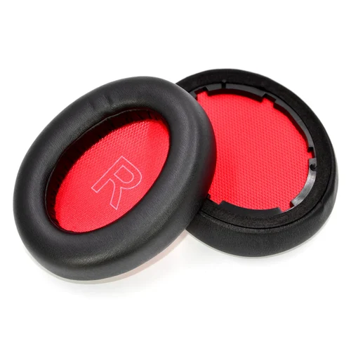 Imagen 2 del producto Funda de espuma de cojín de repuesto para auriculares Bluetooth, almohadillas suaves para Anker Soundcore Life Q10 / Q10 (rojo)