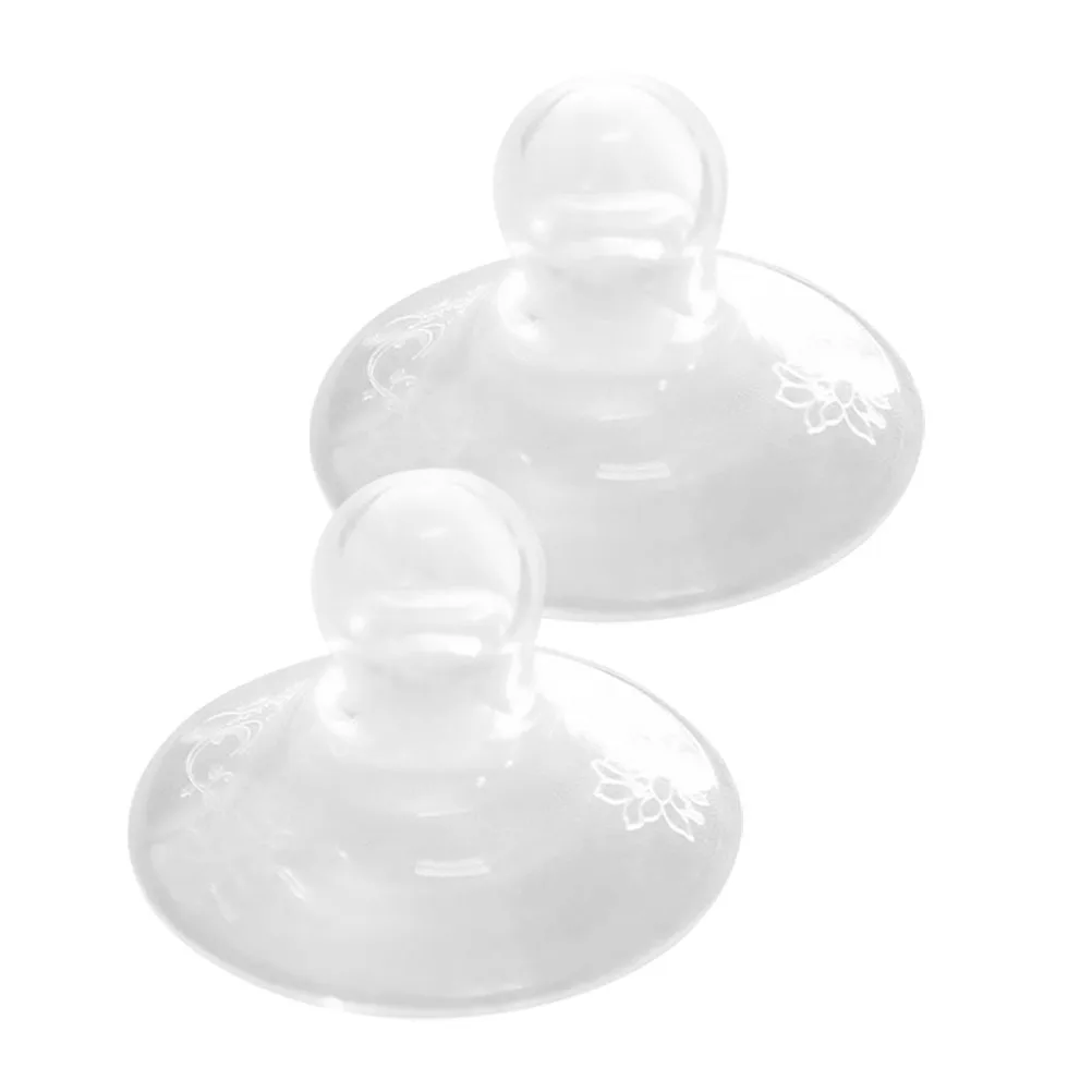 قطعتان من أدوات التراجع الشفافة للنساء من السيليكون الفاخر مريح وسهل الاستخدام #1