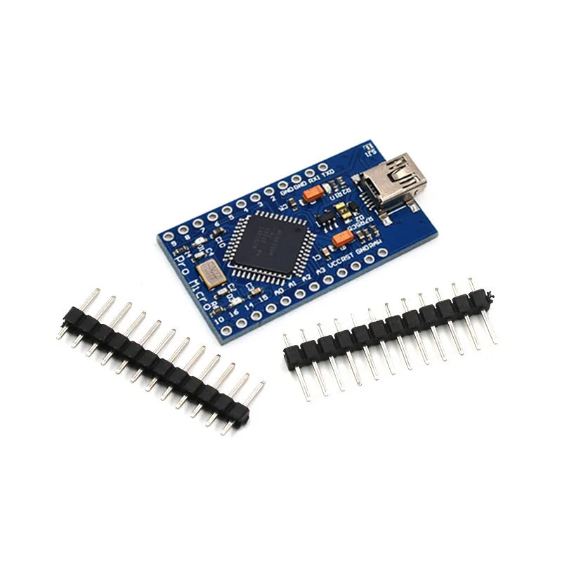 Pro Micro ATmega32U4 5V 16Mhz Vervangen ATmega328 Voor Arduino Atmega 32U4 Pro Mini Met 2 Rij Pin Header
