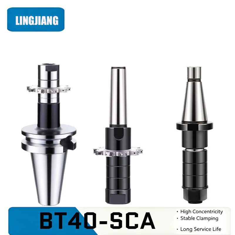 BT40-SCA side lock saw blade milling tool holder SCA 22 numerical control machining center three-sided milling handle groove