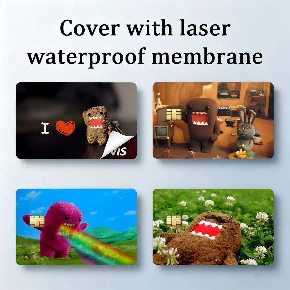 D-Domo kun-n Holographic Laser Shinny Film Skin Cover Sticker for Debit Credit Card Bank Card