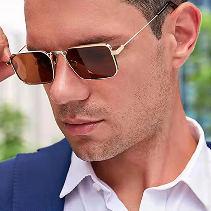Europäische und amerikanische modische Brillen für Damen und Herren mit Metallverzierung, Trendbrillen