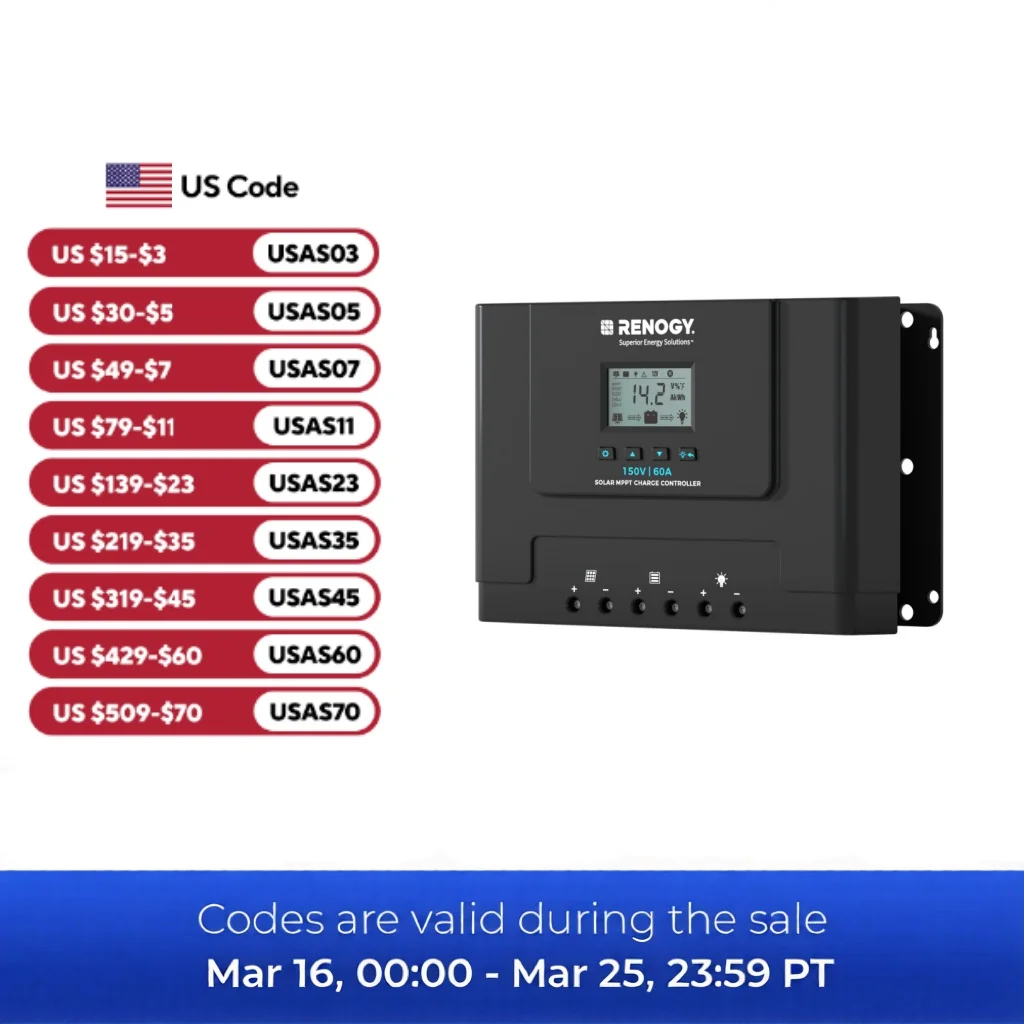 Renogy 60A Mppt Sol…