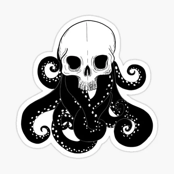 Cthulhu Great Old Ones Octopus Creative PVC Accessories Sticker for Decorate Window Wall Car Bicycle Van Truck Motorcycle Decal